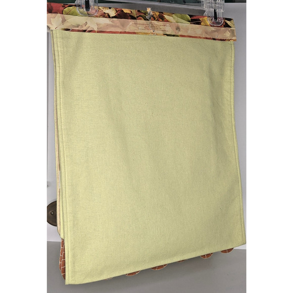 NEW Pumpkin Crow Table Runner Autumn Halloween Cotton w/ Felt Overlays 14 x 72" - Picture 3 of 4